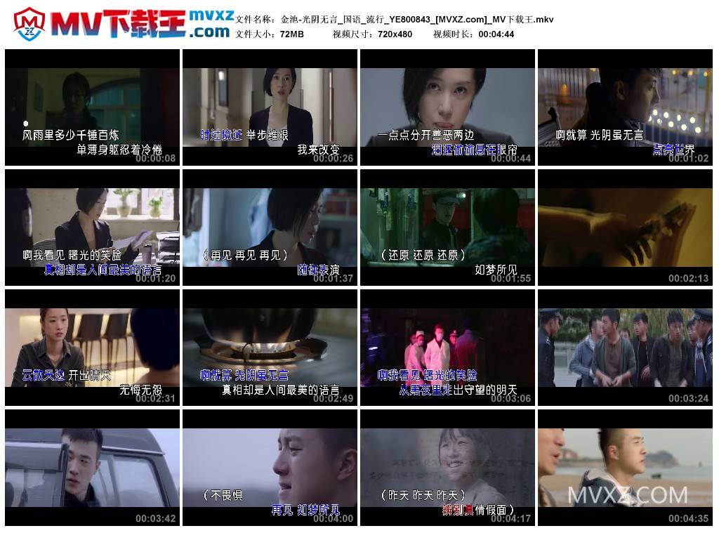 金池-光阴无言_国语_流行_YE800843